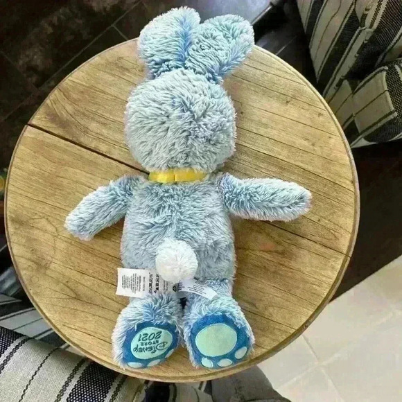 DISNEY STORE Mickey Mouse Bunny Plush Easter Basket Toy Gift Blue 2021 Rabbit - Picture 4 of 6